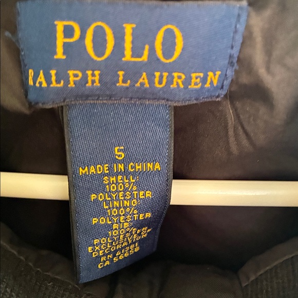 Polo Ralph Lauren Kids Black Hoodie with red pony Logo great condition - Picture 2 of 6